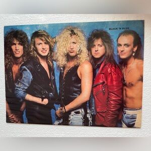 Black 'N Blue Band Pinup